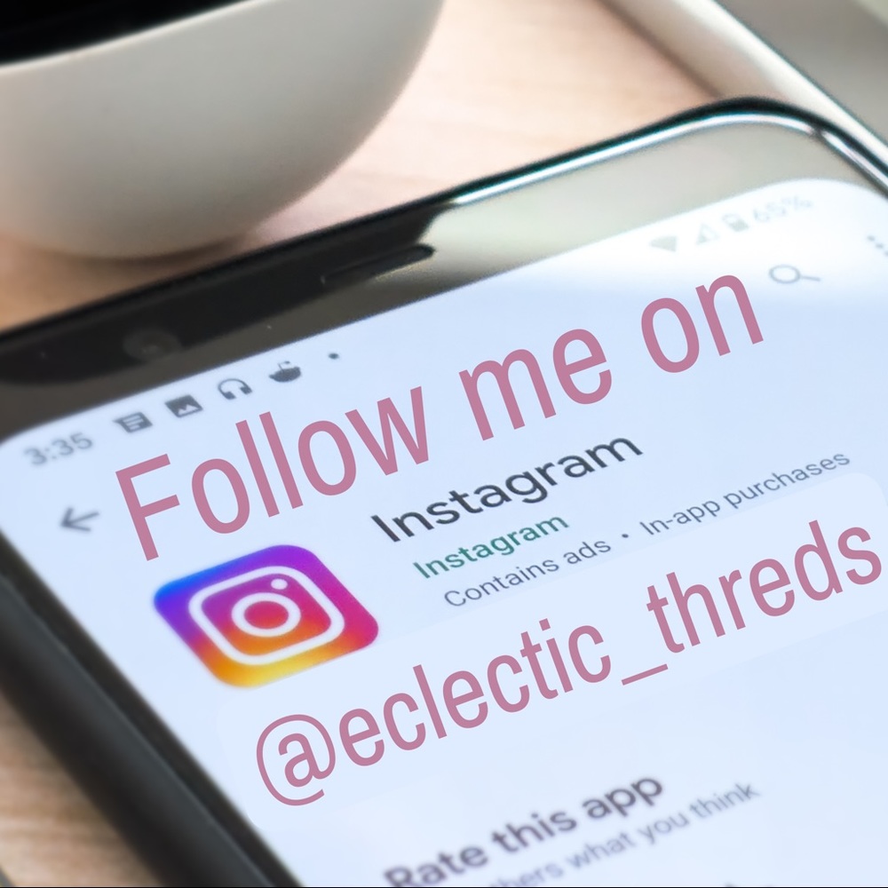 IG: @eclectic_threds | Facebook: @eclecticthreds